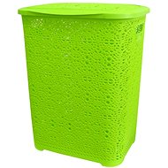 Mega Plast, MONAKO laundry basket, 57 × 45 × 38 cm, light green - Laundry Basket