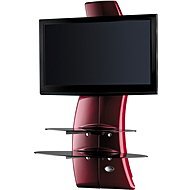Meliconi Ghost Design 2000 fali TV konzol, metál piros - TV tartó konzol