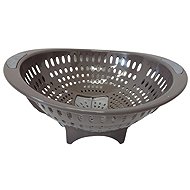 Mega plast Cedník Lux s otvorem, šedý, 32,5 × 29 × 14 cm - Colander