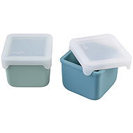 Melii Silicone snack boxes 237 ml 2 pcs green - Food Container Set