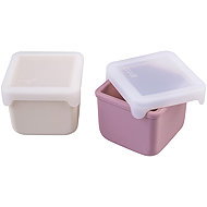 Melii Silicone snack boxes 237 ml 2 pcs pink - Food Container Set