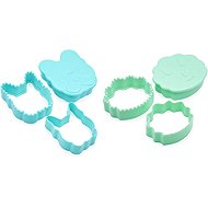 Melii Sandwich cutter 3in1 2 pcs bulldog/dinosaur - Cookie Cutter
