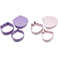 Melii Sandwichschneider 3in1 2 Stück Einhorn/Katze - Ausstechform