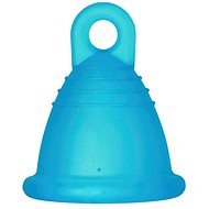 Me Luna Soft Shorty with eyelet turquoise - Menstrual Cup