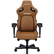 Anda Seat Kaiser 4 Premium Gaming Chair - L Size Brown PVC - Gaming-Stuhl