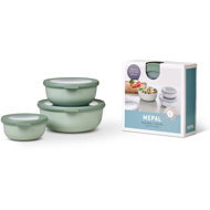 Mepal Set of 3 bowls Cirqula Nordic Sage 0,35 l + 0,75 l + 1,25 l - Food Container Set