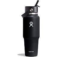 Hydro Flask Wide Flex Straw Travel Bottle 946 ml Black - Thermos
