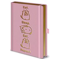 Pusheen: Eat Sleep Eat Repeat - A5 notebook - Journal