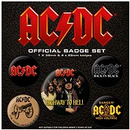 AC/DC: Albums - set of 5 badges - Badge
