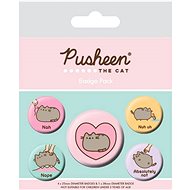 Pusheen: Nah - set of 5 badges - Badge