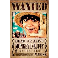 One Piece Wanted Monkey D. Luffy - Poster