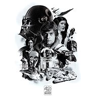 Star Wars Montage 40th Anniversary - Poster