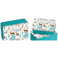 Kesper Sada dóz z kovu zimní les - Food Container Set