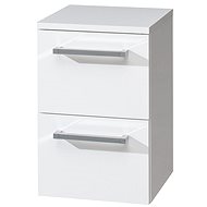 Bino bathroom cabinet, bottom, white/white, 2 drawers - Bathroom Cabinet
