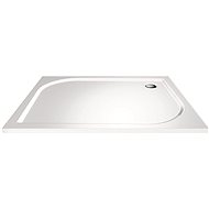 Mereo Rectangular shower tray, 90x80x3 cm, without legs, marble - Shower Tub