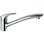 Mereo Single lever basin mixer, Eve, with flat handle 210 mm, chrome - Tap