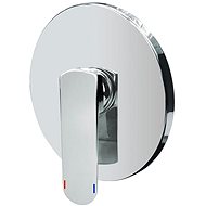 Mereo Shower mixer without diverter, Mada, Mbox, round cover, chrome - Tap