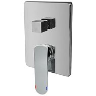 Mereo Shower mixer with diverter, Mada, Mbox, square cover, chrome - Tap