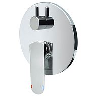 Mereo Shower mixer with three-way switch, Mada, Mbox, round cover, chrome - Tap