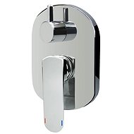 Mereo Shower mixer with three-way switch, Mada, Mbox, oval cover, chrome - Tap
