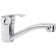 Mereo Single lever basin mixer, Sonata, with flat handle 210 mm, chrome - Tap