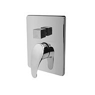 Mereo Shower mixer with diverter, Sonata, Mbox, square cover, chrome - Tap