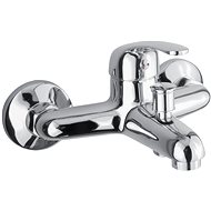 Mereo Wall-mounted bath mixer, Lila, 100 mm, without accessories, chrome - Tap