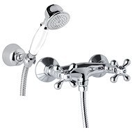 Mereo Shower wall mixer, Retro Victoria, 150 mm, with accessories, chrome - Tap