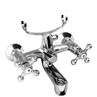 Mereo Wall-mounted bath mixer, Retro Victoria, 150 mm, without accessories, chrome - Tap