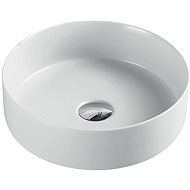Mereo Countertop washbasin without overflow, 355x120 mm, round, ceramic - Washbasin