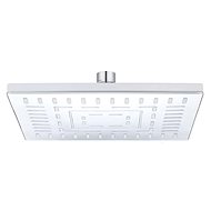 MEREO Upper shower plate 220 x 220 mm with hinge, chrome-plated plastic - Rain Shower