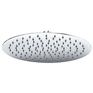 MEREO Shower plate upper, Slim, round, 200 mm, with hinge, stainless steel - Rain Shower