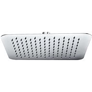 MEREO Plate shower top, Slim, square 200 x 200 mm, with hinge, stainless steel - Rain Shower