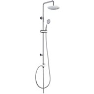 MEREO Shower set Sonata, stainless steel shower head and three-position hand shower - Shower Set