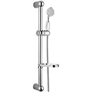 MEREO Shower set, five-position shower, double lock hose, adjustable holder, soap dish, plastic/ - Shower System