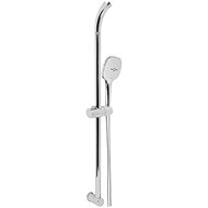 MEREO Shower set, three-position shower, silver grey hose, upper shower holder - Shower System