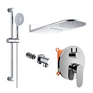 MEREO Shower set with concealed mixer - 3-way - round cover - Shower Set