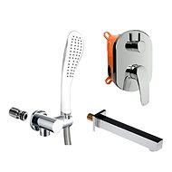 MEREO Bathtub set with two-way concealed mixer - Shower Set