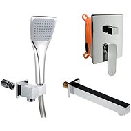 MEREO Bathtub set with two-way concealed mixer - Shower Set