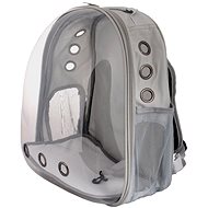 Merco Petbag Transparent pet backpack, grey, 1 pc - Dog Carrier Backpack