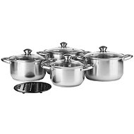 Prymus AGD Stainless steel pots set Lora 8 pieces - Kitchenware Set