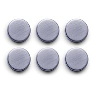 ZELLER Magnets round grey, diameter 2,7 cm, 6 pcs - Magnet