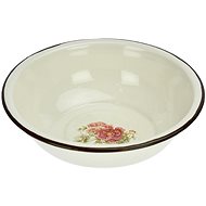 Emalia Rybnik cream, flowers, 20cm - Bowl