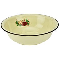 Emalia Rybnik cream, motif Flowers, 24cm - Bowl
