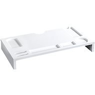Kesper, Monitor stand white with compartments, 66 x 34,5 x 5 cm. - Monitor Stand