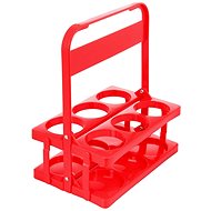 Merco Holder 6 - plastic carrier for 6 bottles red - Bottle Carrier