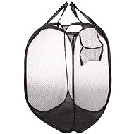 Merco Multipack 4 pcs Organizer folding storage basket black - Hanging closet organiser
