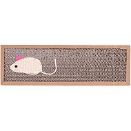 DOCHTMANN Cardboard scratching post for cats, Mouse motif - Cat Scratcher