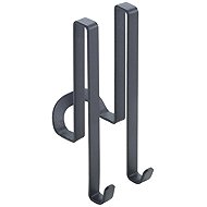 Metaltex Doppelhaken für die Dusche Origin Lava 5 × 6 × 14 cm - Badezimmer-Haken