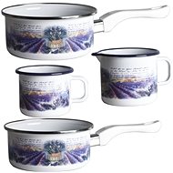 Metalac Enamel set 4pcs, lavender decor - Kitchenware Set